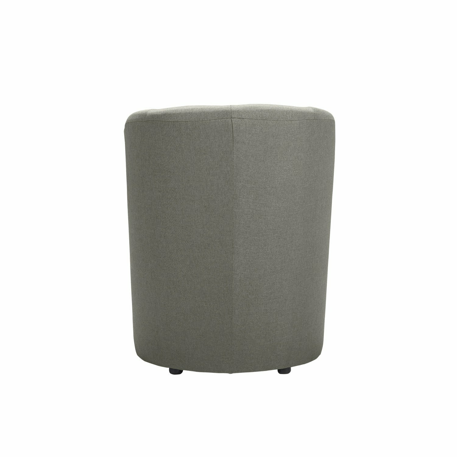 FORINVEST - Poltrona in tessuto con pouf Djerba Savana Grigio - h76x63,5x62,5 cm